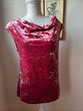 DKNY Velvet Top Size M